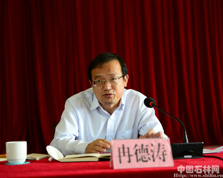 县委书记冉德涛提要求