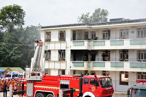 消防救援演练