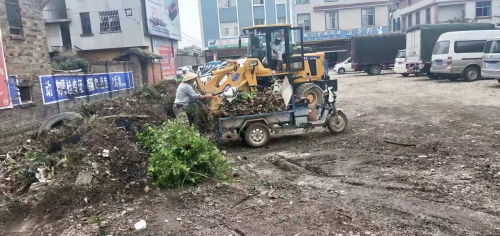板桥街道整治集镇背街小巷环境卫生 (4)