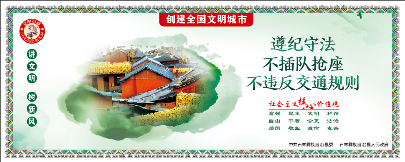 遵纪守法 不插队抢座 不违反交通规则