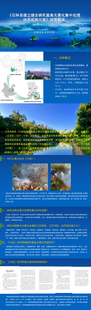 《石林县建立健全病死畜禽无害化集中处理体系实施方案》的政策解读 - 副本
