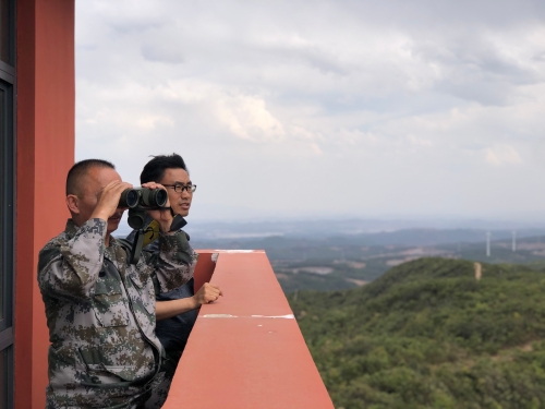 李耀阳局长检查森林防火
