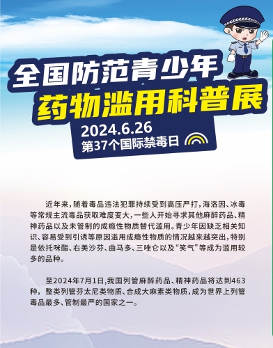 1.全国防范青少年药物滥用科普展